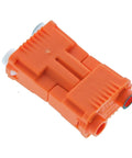 Orange Two Wire Lighting Disconnect Plug 150 Pack With Push In Wire Locking Tech for safe ballast wiring.