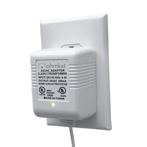 Power Up Your SimpliSafe Pro Video Doorbell Kit With No Wiring Needed, All In One Transformer, Adapter And Supply In White