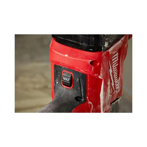 Close-up of control panel on 18V Cordless Mud Mixer Bare Tool for Drywall Mud Plaster and Concrete Projects, Pro Grade Performance.