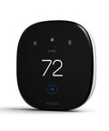 Smart Thermostat Enhanced with WiFi and Voice Control, Works with Siri, Alexa, and Google Assistant, front view.
