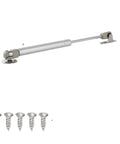 50N Gas Spring Cabinet Door Hinges Featuring Slick Design And Smooth Operator Soft Close Hydraulic Lift Support, shown with screws.