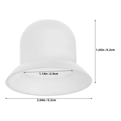 Upgrade Your Shade Game With Sturdy White Patio Umbrella Pole End Cap Replacement Kit Featuring Quick Tool-Free Install, Wind Resistance And Scratch Protection For Beach Tents And Garden Canopies, white plastic, 1.65in