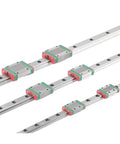 15mm Linear Rail System Kit With Light Load C Carriage And Heavy Load H Carriage For CNC DIY Machines And 3D Printers, Rails From 100mm To 1000mm