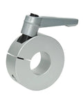 Premium Heavy Duty Aluminum Alloy Fixed Ring Bearing Sleeve Durable Clamp For Shaft Collars 15 44 18 mm Anodized Fits Drive Shaft Gearbox Machine Tool Providing Rock Solid Grip On Softer Materials Over Time For Reliable Shop Use, silver clamp ring