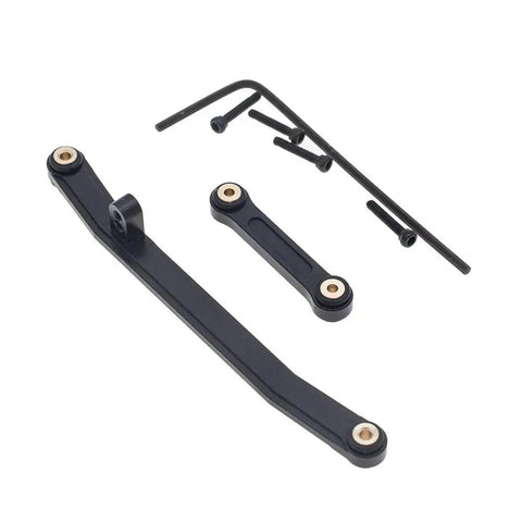 Suspension Links Set And Steering Rod Tie For Axial SCX24 1 24 C10 Wrangler JLU Bronco Upgrades RC Crawler Car CNC Machined