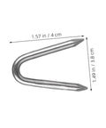 1 Bag U Shaped Fence Staples Durable Fasteners For Chicken Wire And Hardware Cloth With Quick And Easy Install No Fuss