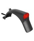 Electric Scooter Rear Mudguard With Taillight Widened Mud Guard Protection Plate Includes Installation Screws For Scooters Spare Part With LED Light Easy Install In Minutes Keeps Mud And Water Off You On Rainy Rides
