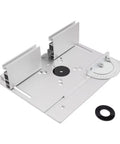 Top Shelf Aluminum Alloy Router Table Insert Plate Slick Surface Precision Fit Milling Base 9.45x7.87 inch for woodworkers
