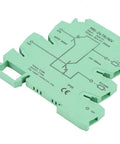 NPN To PNP Converter Module For PLC IO Level Shifting And Polar Sensor Interface MRI 24TR INV green module with circuit diagram