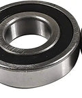 Professional Grade Heavy Duty Bearing And Seal Kit For Ge Front Load Washer Tub Repair includes three ball bearings and one black shaft seal.