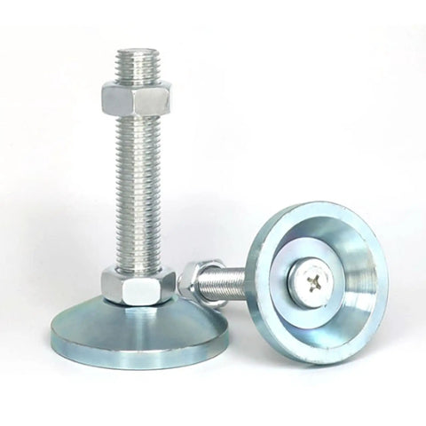Heavy Duty Adjustable Leveling Feet For Equipment Four Pack Built To Last Easy To Install Height Adjustable To Level Machines On Uneven Floors Reduces Wobble And Vibration Freely Adjustable Nut And Secure Buckle Swivel Levelers For Precise Height And. metal leveling feet with threaded screws and lock nuts