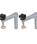 Two Pack Woodworking Bench Dog Clamp Set For DIY Projects, Heavy Duty Benchtop Quick Hold Down Clamps, aluminum alloy material