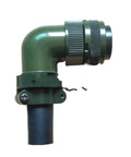 Side view of the Servo Motor Encoder Connector Kit featuring MS3106A 18 1S socket for seamless plug and play in CNC robotics