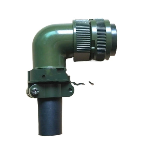 Side view of the Servo Motor Encoder Connector Kit featuring MS3106A 18 1S socket for seamless plug and play in CNC robotics