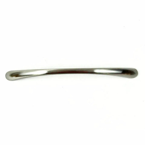 128mm Brushed Nickel Cabinet Pull Modern Curved Bar Handle For Kitchen And Bath Cabinets And Drawers Built To Last Solid Zinc Construction