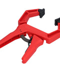 Heavy Duty One Hand Spring Clamp For Woodworking And Carpentry Shop Projects Quick Release Top Shelf Abs Plastic Jaw Grip Tool.