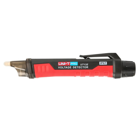 UT12E Non Contact AC Voltage Detector Pencil, Detects 24V to 1000V with Vibration, Audible Beep and Light Alarm, Easy Safety Tester for Cords, Outlets, and Breakers, Ideal for Electricians and DIY Repairs
