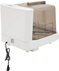 Portable Countertop Dishwasher With Built In Tank And 360 Rotating Spray three quick wash cycles, compact design for dorms and RVs.