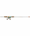 6 Foot Krazy Rec Spincast Combo with Micro Spincast Reel 4.1 to 1 Gear Ratio, aluminum handle, cork knobs, pre-spooled line
