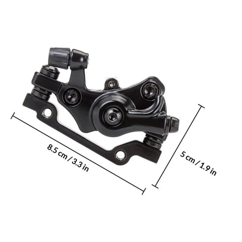 Hardcore Two Pack Mechanical Disc Brake Kit For Mountain And Road Bikes Solid Aluminum Alloy Build dimensions 8.5 cm x 5 cm