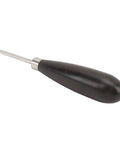 Racquet Stringing Straight Awl For Badminton And Tennis Rackets With Wooden Handle And Stainless Steel Tip Comfortable Grip Portable Hand Tool For Wire Threading And Safer More Precise Stringing, black handle