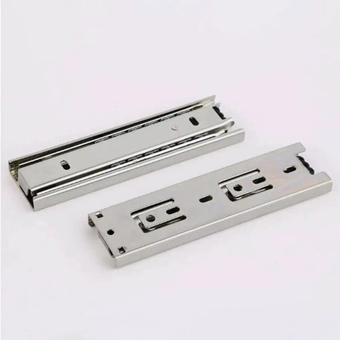 Heavy Duty Full Extension Drawer Runners For Super Smooth 3 Section Sliding Tracks 6 Inch Capacity 30 Kg Guide Glides