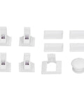 Magnetic Concealed Drawer Lock For Cabinets No Drill Adhesive Install Easy Scrub Kidproof Security Lock with components shown