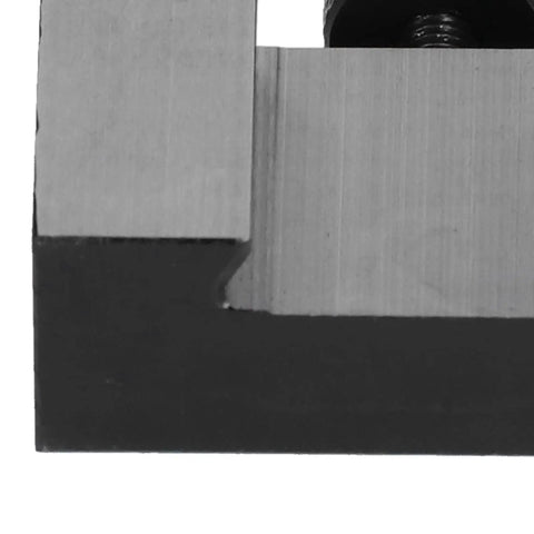 Close-up of Heavy Duty Tool Post Holder 250-002 CNC Fixture, showing high-speed steel build and rugged wedge hardware.