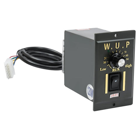 110V high torque gear motor speed controller with adjustable governor for precise industrial automation.