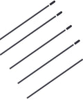 5 Piece Black Plastic Antenna Tubes With Cap For Remote Control Cars FPV Drones Quadcopters Multirotors And 2.4G Receivers Protective Cap Cover