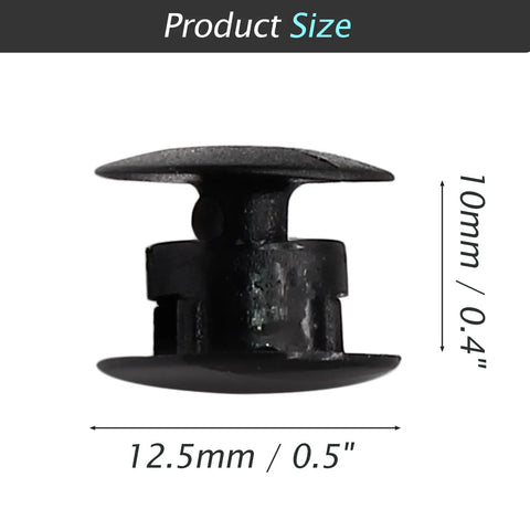 Close-up of Crocs Strap Rivet Kit 10 Pcs Durable Resin Plastic Shoe Accessories Replacement Easy Snap On Repair for Crocs Decorative Buttons