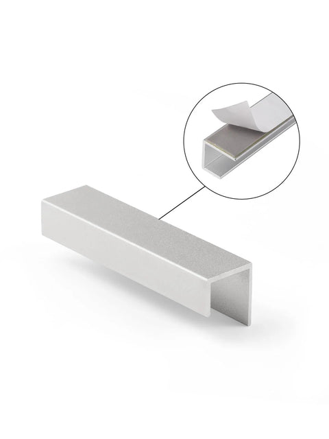 Adhesive Cabinet Pulls 5 Pack 3 To 9 Sixteen Inch Length Covers 3 Inch Hole Center No Drill Finger Pulls Stick On Cabinet Handles