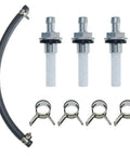Must Have Gas Tank Joint Filter Fuel Line With Clamp Kit For Honda Gx110 And Gx120 Gx160 Gx200 Gx240 Plus Other Gx Engines To Fix Your Rig fuel line kit with 3 filters and 4 clamps
