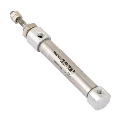 High Performance 10mm Bore Double Acting Stainless Steel Pneumatic Cylinder With 30mm Stroke For Automation And Heavy Duty Shop Floor Use