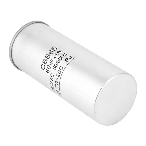 60 UF 450 V AC Run Capacitor For Air Conditioning Compressors And Industrial Motors Waterproof 60 Microfarad Start Unit white CBB65