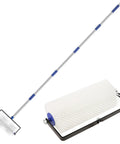 Spiked Roller For Self Leveling With Extended Handle For Bubble Free Concrete And Epoxy Finishes, 9 Inch Roller With Telescoping Pole