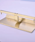 Dual Roll Toilet Paper Holder With Phone Shelf In 304 Stainless Steel Rust Proof Brushed Gold Finish Dope Modern Luxury Look