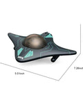 Underwater Camera Drone Boat With App Control Dope Waterproof RC Submarine shown with dimensions for Pools And Lakes