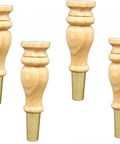 Heavy Duty Solid Hardwood Furniture Legs Nine Point Eight Inch Couch Risers And Table Boosters For Sturdy Home Upgrade Sofa Cabinet Bed Frame Replacement Building Pro.