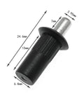 Close-up of Cabinet Door Damper Replacement Pins Set For Furniture Fittings, 20 Pieces, Easy Concealed Installation, Durable Plastic.