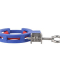 Wire Guide Pulley Roller Cable Tray Clamp Nylon Steel Build Heavy Duty Wiring Helper With 25Kg Capacity Dark Blue Quick Mount For Smooth Routing Through Corners, blue nylon and steel pulley clamp