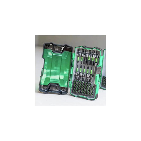 Impact Driver Bit Set 60 Piece Ultra Tough S2 Alloy Bits With Impact Rated Torsion Zone CNC Milled Precision Tips