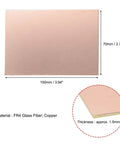 Double Sided Copper Clad Laminate PCB Circuit Board FR4 100x70mm 3.94x2.76 Inch 1.5mm Thick DIY Prototyping Board