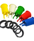 10 Pack Arcade Game Push Buttons With 3 Pin Micro Switch For Jamma Mame Arcade Video Games DIY, colorful nylon mounts