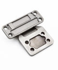 Heavy Duty 304 Stainless Steel Bending Hinge With Corrosion Resistant Finish And Zero Slop Strength For Heavy Loads Across Every Trailer Truck And Industrial Machine Built Right Damn Tough, showing a detailed view of the hinge.