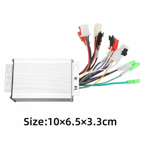 36/48V 350W Brushless DC Motor Speed Controller Aluminum Alloy E Bike Controller Replacement Part For Electric Bikes And Scooters Beefy Power Manager For A Smooth Responsive Ride
