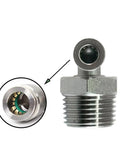 Heavy Duty 304 Stainless Steel 90 Degree Elbow Fittings, 1/4 Inch Tube OD To 1/2 Inch NPT Thread, Push-To-Connect Air Fittings detail