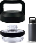 Chug Cap Replacement Screw Top Lid For Rambler Bottle 18oz 26oz 36oz 64oz Built Tough Durable BPA Free Cap Cover Water Bottle Part Accessory Leak Proof Design