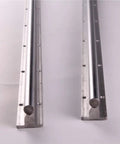Two Pack 12mm Linear Rail Shaft Rods SBR12 High Precision Guide Rail for CNC Machines, stainless steel close-up