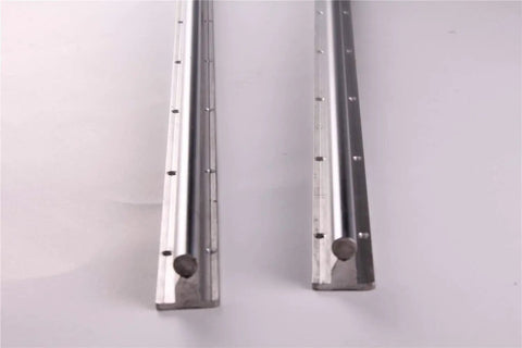 Premium Two Piece Linear Rail Shaft Set SBR12mm for CNC routers and milling machines with corrosion resistant rails visible